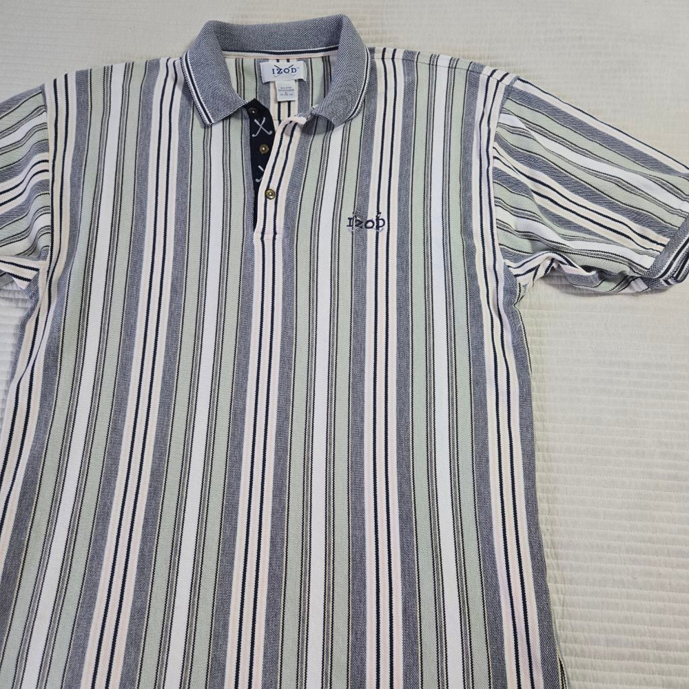 Vintage Izod Men's Golf Polo Shirt in size Large